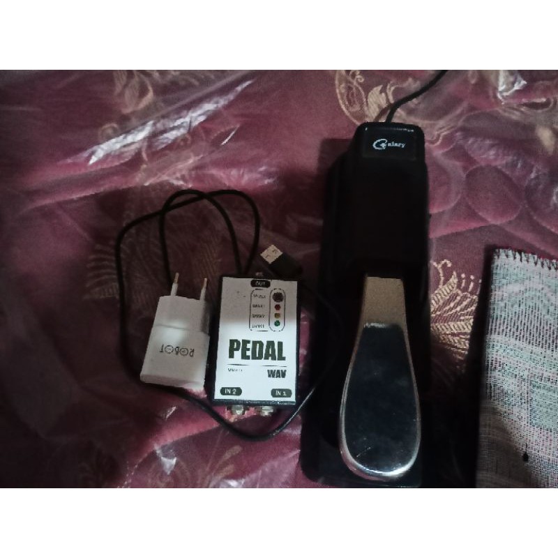 pedal des 2x6 bank langsung ke mixer + pedal sustain