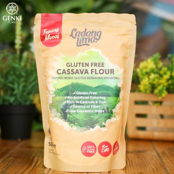 

cs777vv Ladang Lima Gf All Purpose Cassava Flour (Tepung Singkong) - 500 G Da01D100