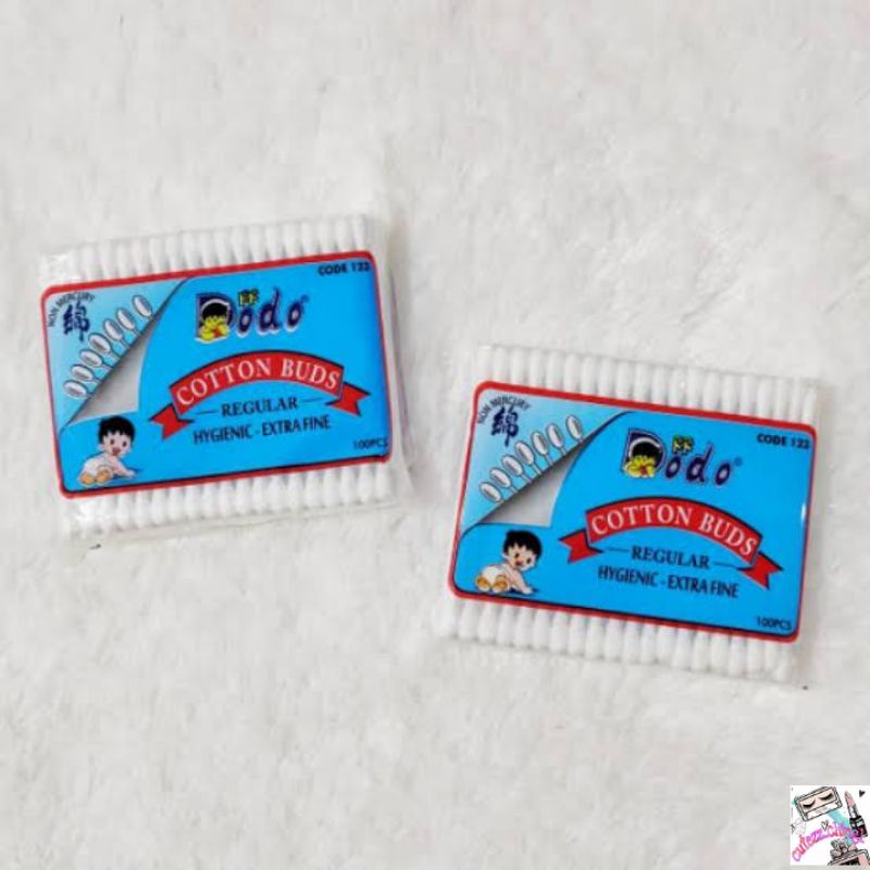 ☃️Cutezz_Ching1☃️Dodo Cotton Buds Reguler - Korek Kuping/Pembersih Telinga