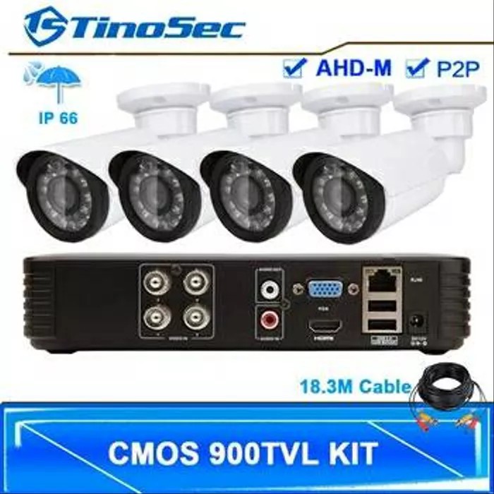Camera cctv 4 channel ahd dvr p2p