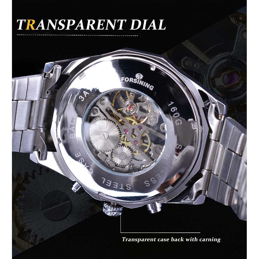 Jam Tangan Mekanik Mechanical Luxury Pria - Forsining Gucamel G043