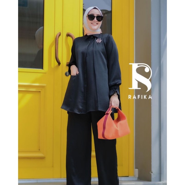 YUMMI ONE SET BY RAFIKA STORE SETELAN ORIGINAL RAFIKA RAFIKA STOREID BAJU GAMIS DRESS MAXY MIDI PAKA
