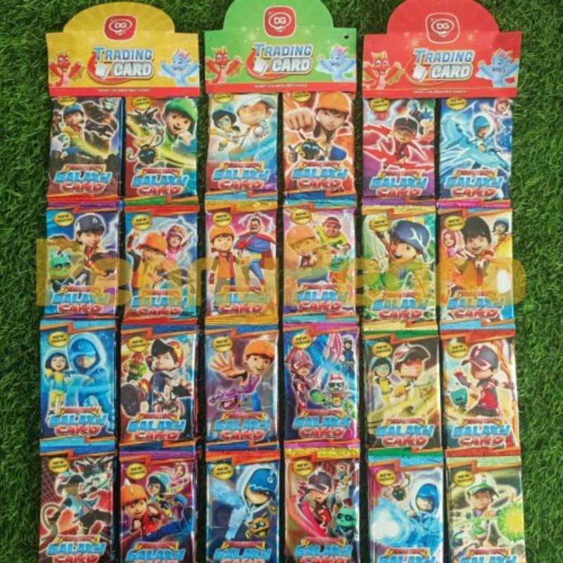 12 pak kartu gunting kertas batu boboiboy galaxy card game / 1 pak isi 8 kartu