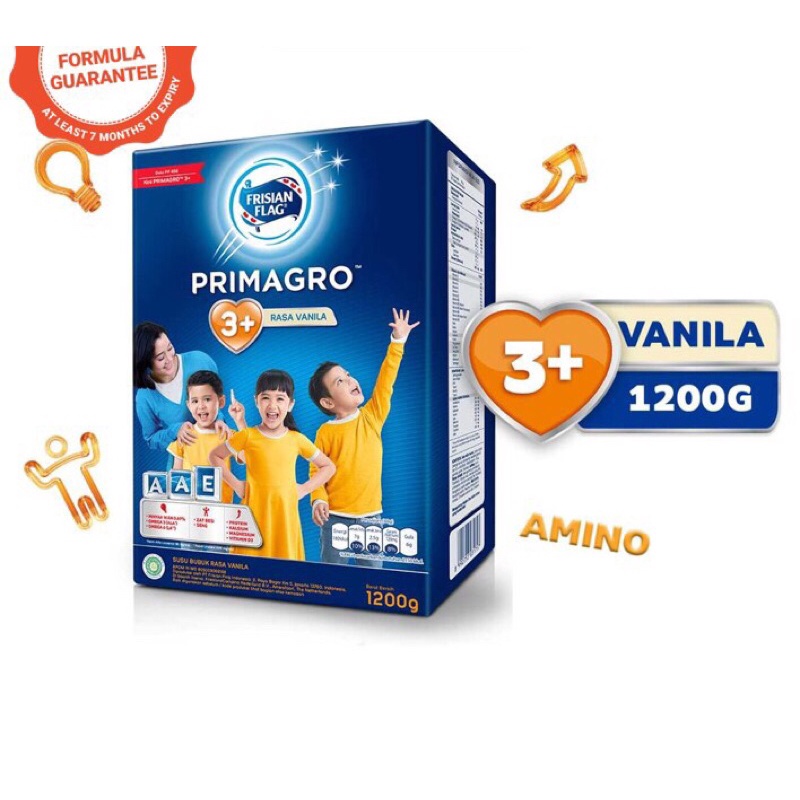 

FRISIAN FLAG PRIMAGRO 3+ MADU/VANILLA 1200GR