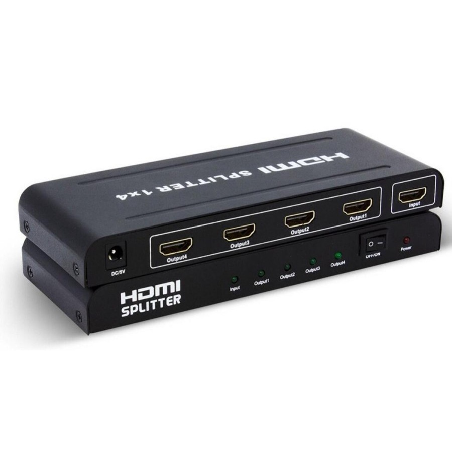 HDMI SPLITTER 4 PORT 4Kx2K HDMI Splitter 1x4 3D 4 Port HDCP XGA