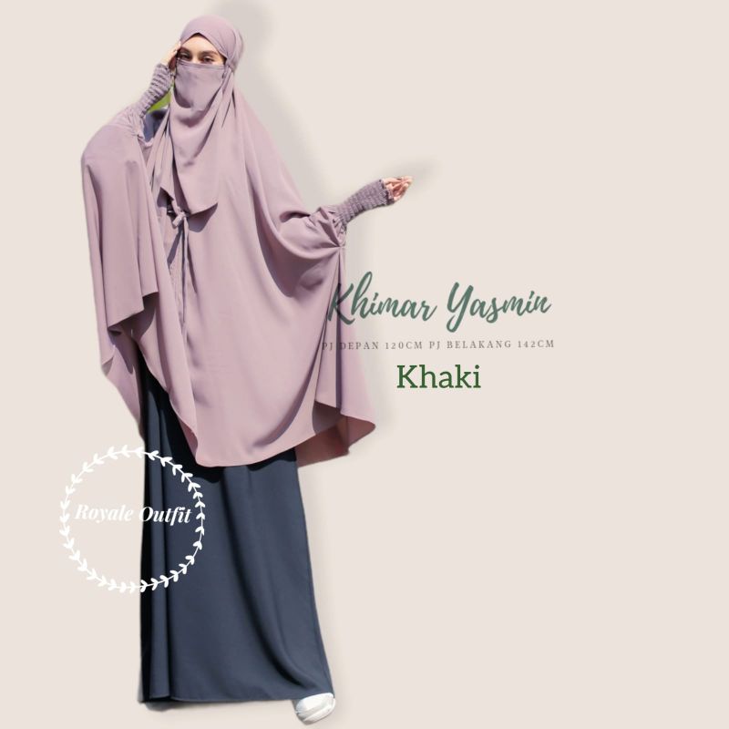 YASMIN KHIMAR|KHIMAR OVERHEAD|FREE CADAR TALI|ORI ROYALE