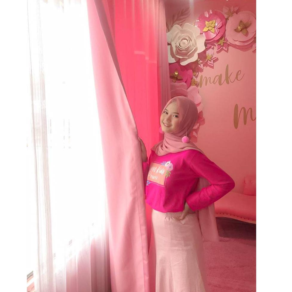 ↯ 6-14th Kaos Anak Lengan Panjang Cewe Perempuan Baju Distro murah big size remaja tanggung ㆉ