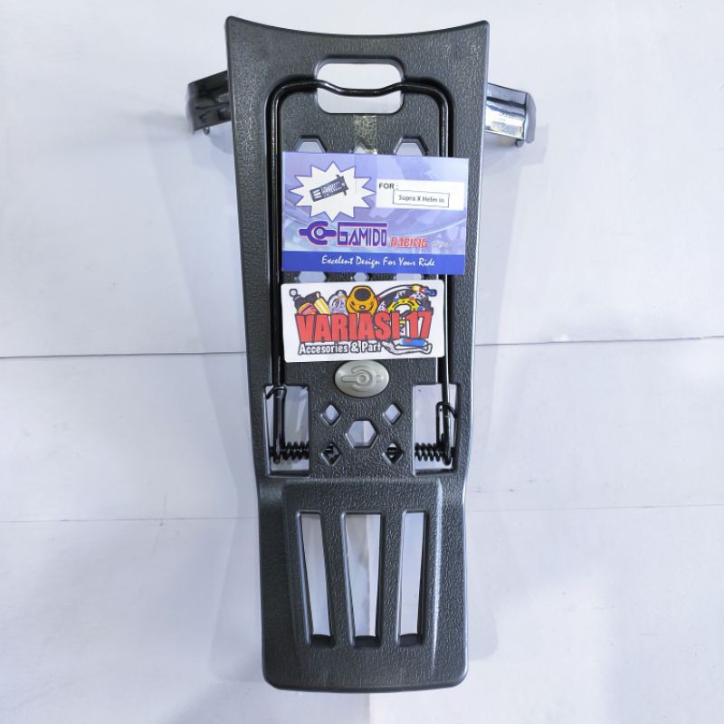 BAGASI JEPIT TENGAH SUPRA X 125 HELM IN