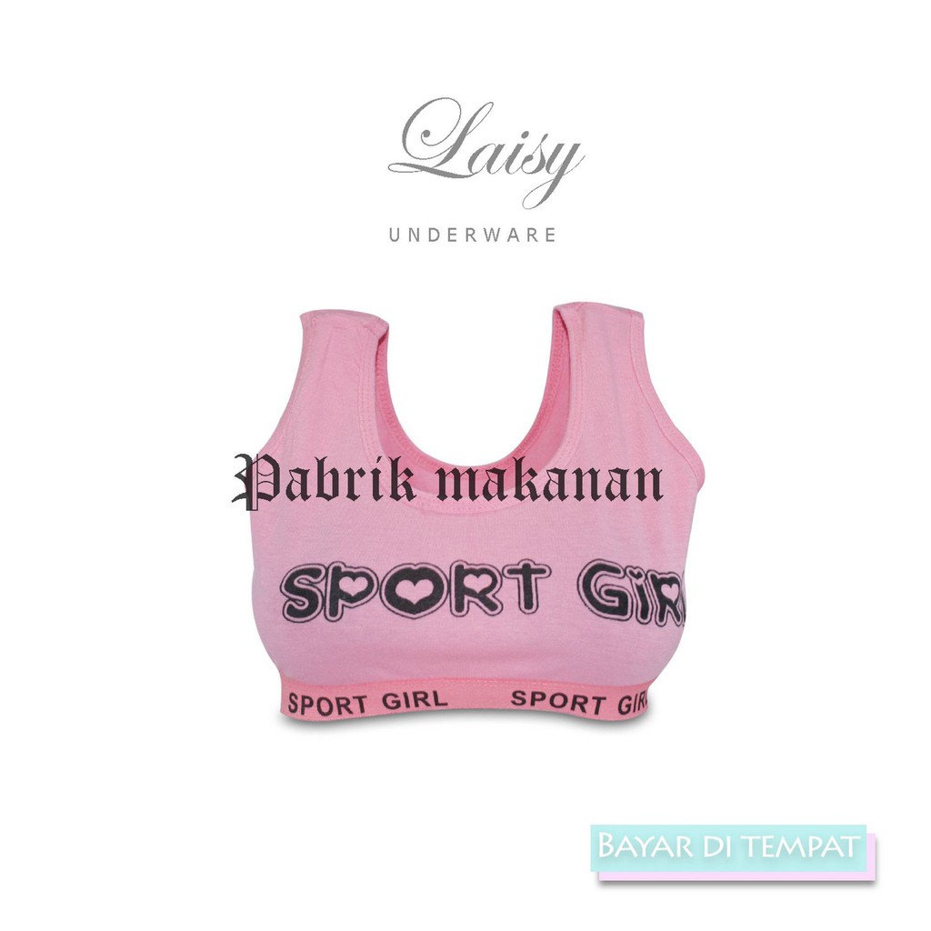 bra sport miniset laisy all size multi warna bahan katun termurah