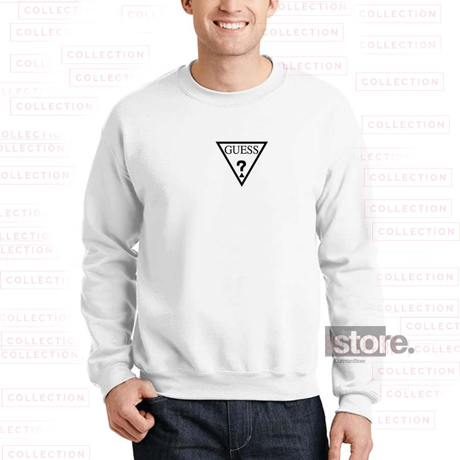 Murah Banget Bayar Ditempat / Sweater Hoodie Unisex (Pria Dan Wanita ) / Sweater Logo Gues Jeans Bla