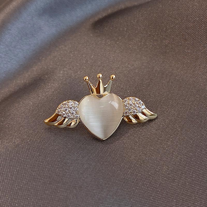 Candy Jewelry Fashion Korean Butterfly Brooches Gold Color Pearl Brooch Pins Rhinestone Breastpin for Women bros hijab-#41