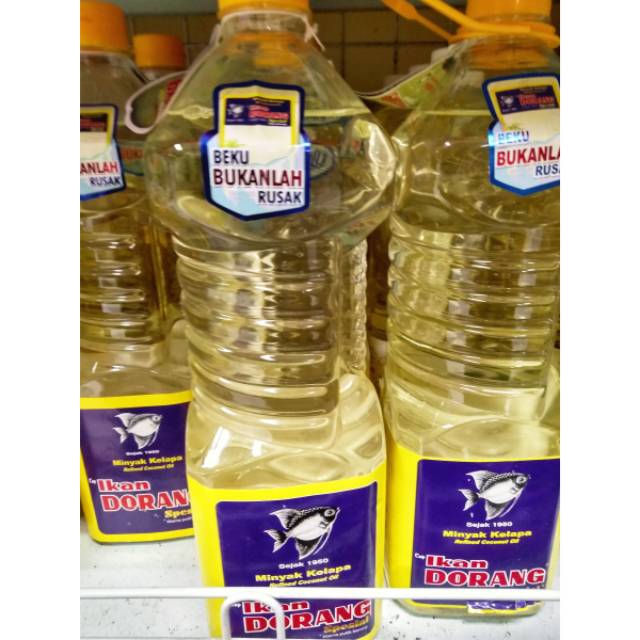 

Minyak goreng kelapa cap ikan dorang 2 liter kemasan botol harga satu botol