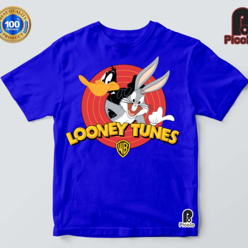 kaos anak looney tunes wb unisex bahan premium