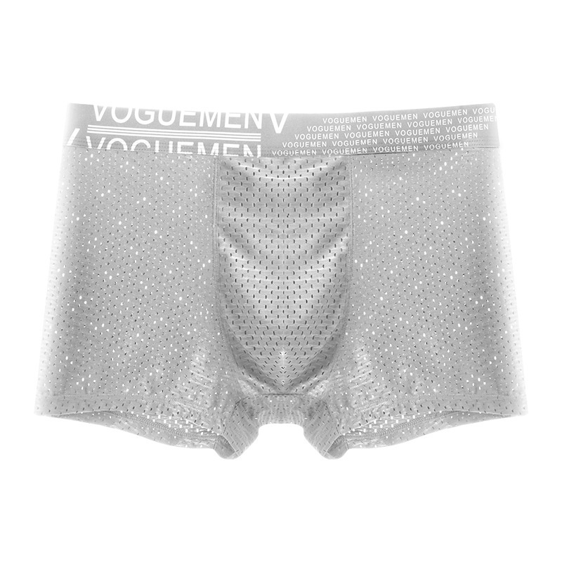 Celana Dalam Pria Sutra es Musim Panas Keren Boxer Fashion CD Hollow