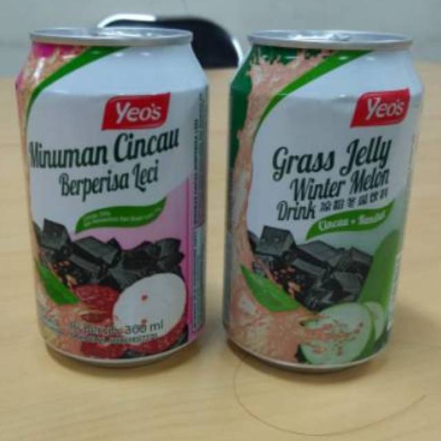 YEOS MINUMAN KALENG CINCAU LECI & CINCAU KUNDUR