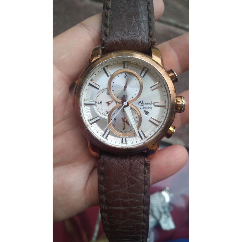 alexander christie chronograph  second bekas orignal