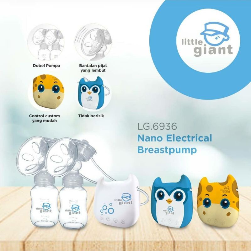 PROMO Little Giant Nano Electric Breast Pump / Pompa Asi Elektrik Double Pump Makassar