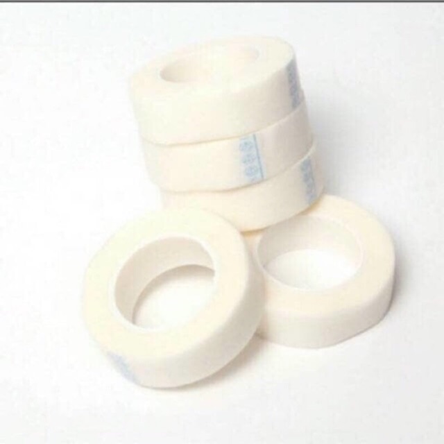 MICROPORE tape micropore 3M PAPER PLASTIC micro ROLL TAPE EYELASH  ROLL TAPE EYETAPE