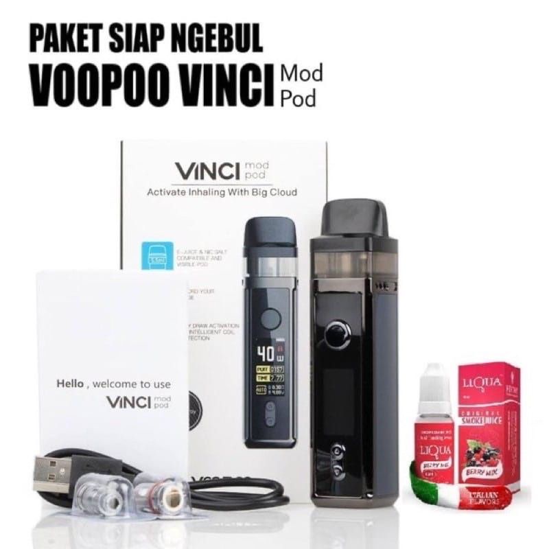 Vapee Vapoor Vinci 40Wat Full set Siap Pakai