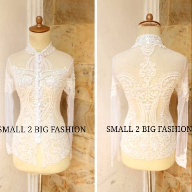 Kebaya pengantin / kebaya pink / kebaya putih / kebaya akad nikah / kebaya wisuda modern shanghai