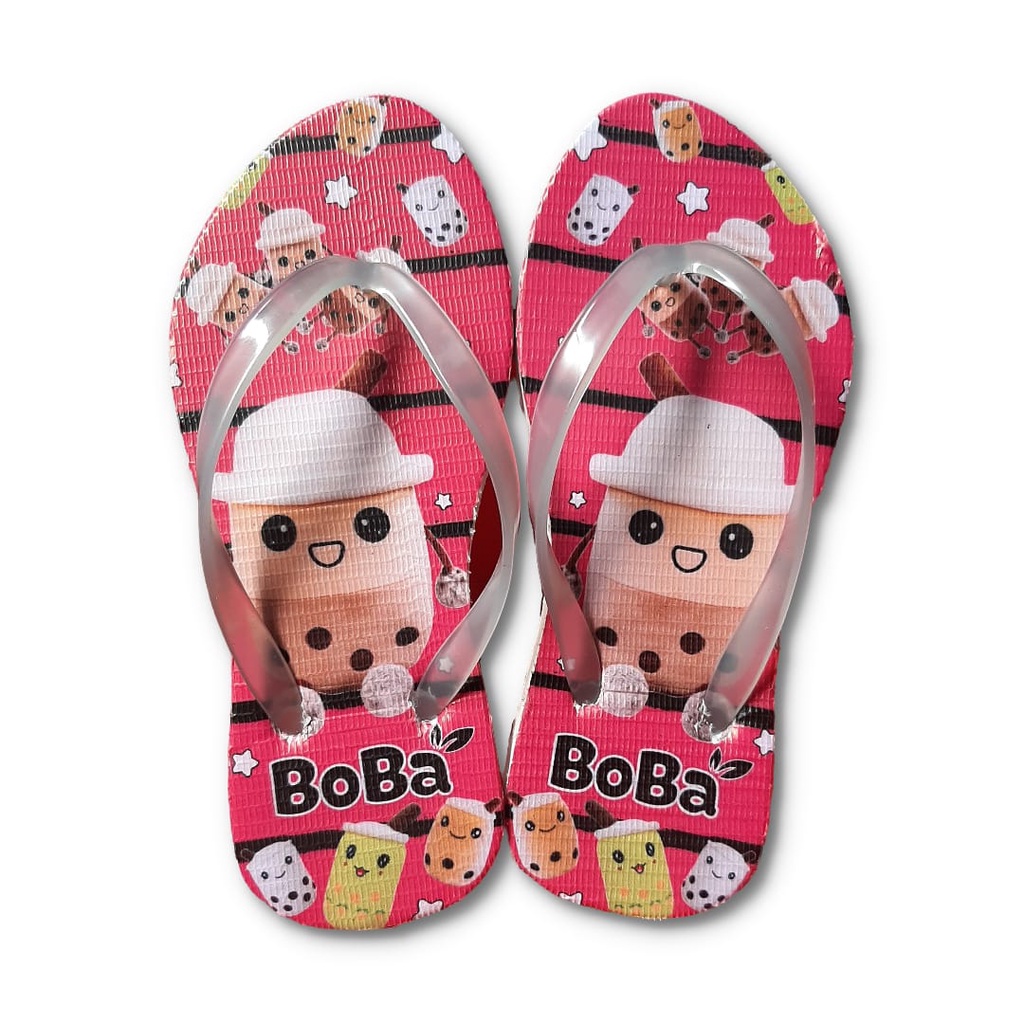 SANDAL PRINTING ANAK MOTIF BOBA 31-35