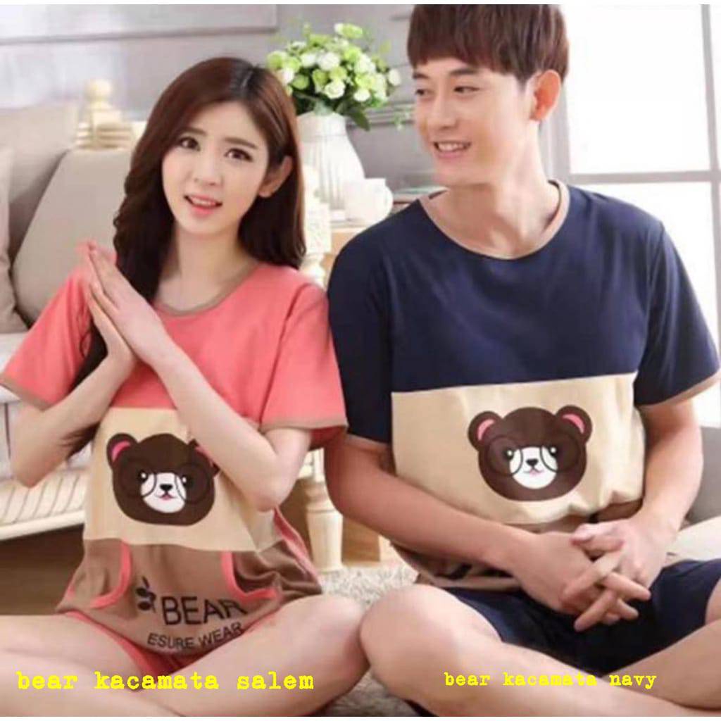 Piyama Kaos Import Couple Dewasa ( HARGA SATUAN / MAU COUPLE-AN KLIK 2 KALI / HARGA DIKALI 2 )