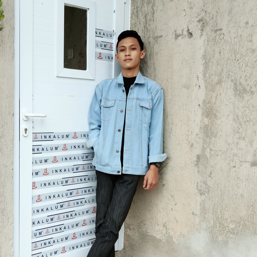 Dfour Jaket Jeans Denim M - XXXL Oversize