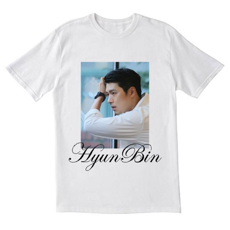Kaos Hyun Bin Tshirt Hyun Bin Baju Gambar Hyunbin