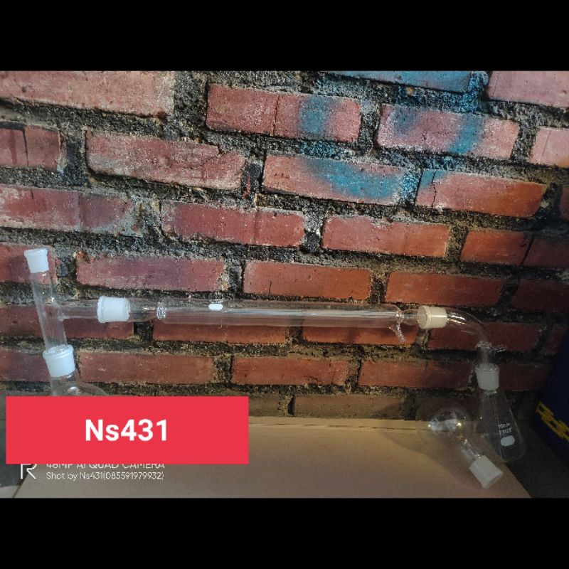 destilasi set sederha vacum 500 ml pyrex,1000 ml pyrex