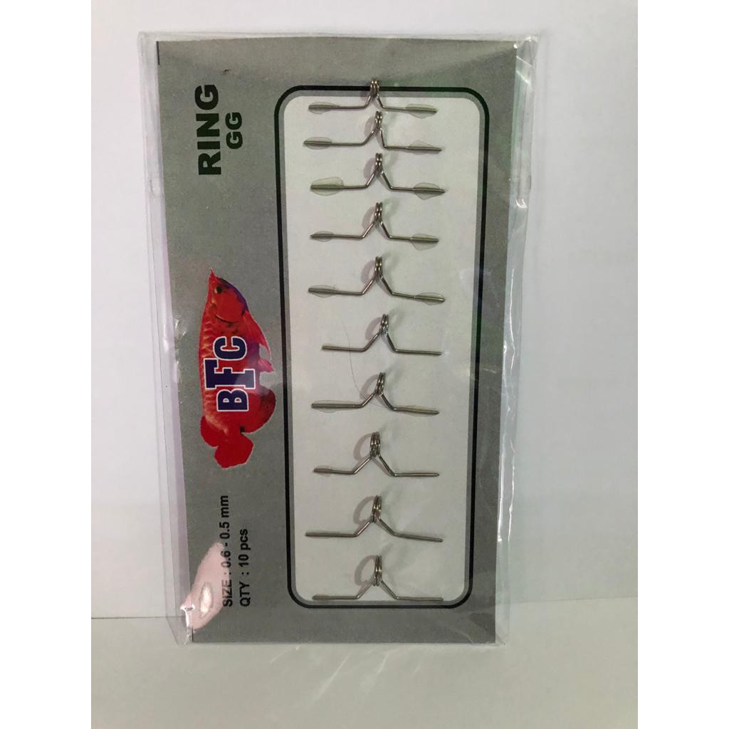 Set Kolongan Pancing Ring Kawat. Kolongan Joran Bambu isi 10