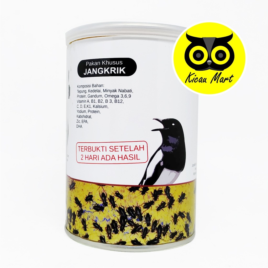 PAKAN TERNAK MAKANAN KHUSUS JANGKRIK VIT SEMPATI SEBELUM DIBERI KE BURUNG MURAI KACER CUCAK CRHJANG