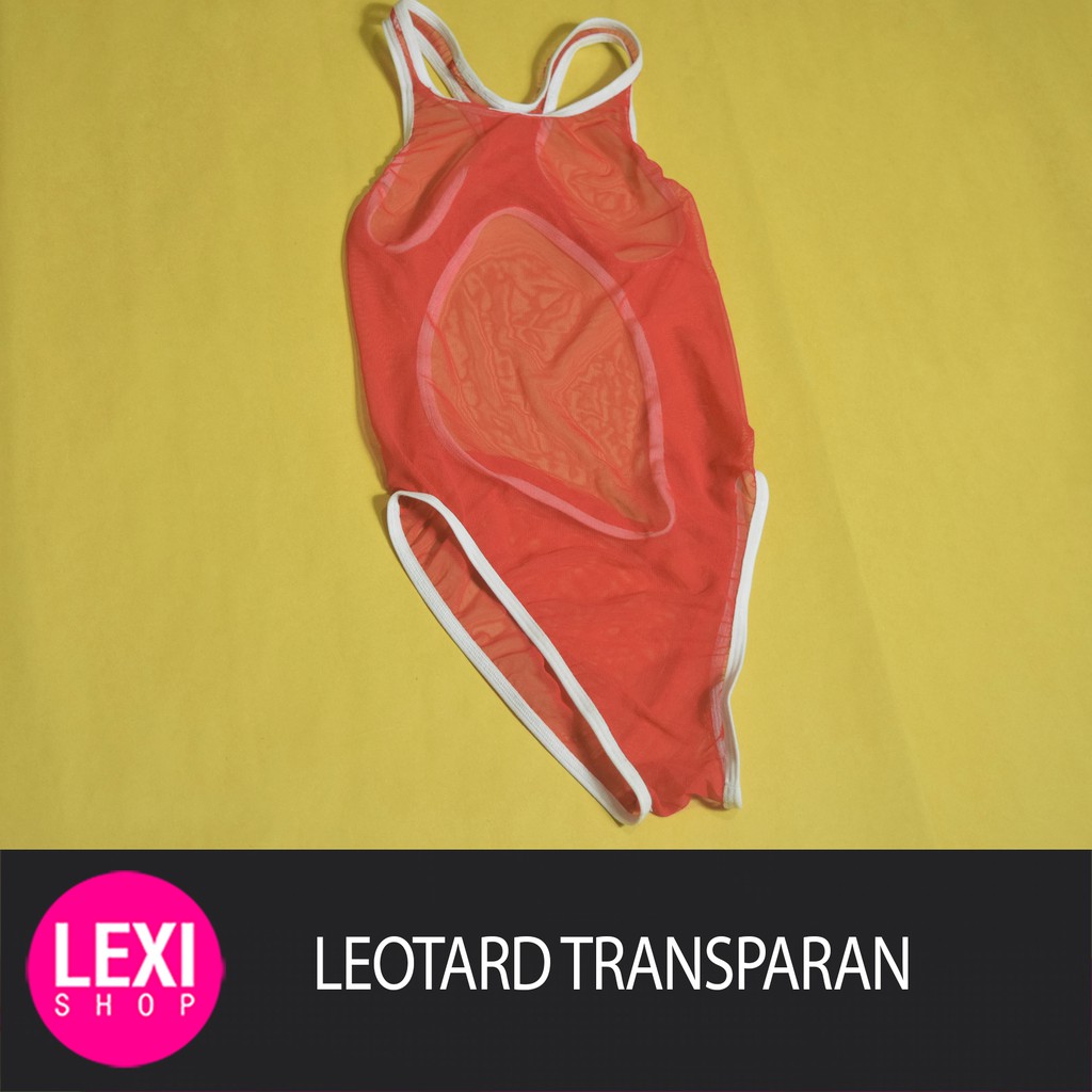 BAJU RENANG WANITA SEXY- TRANSPARAN- MODEL LEOTARD