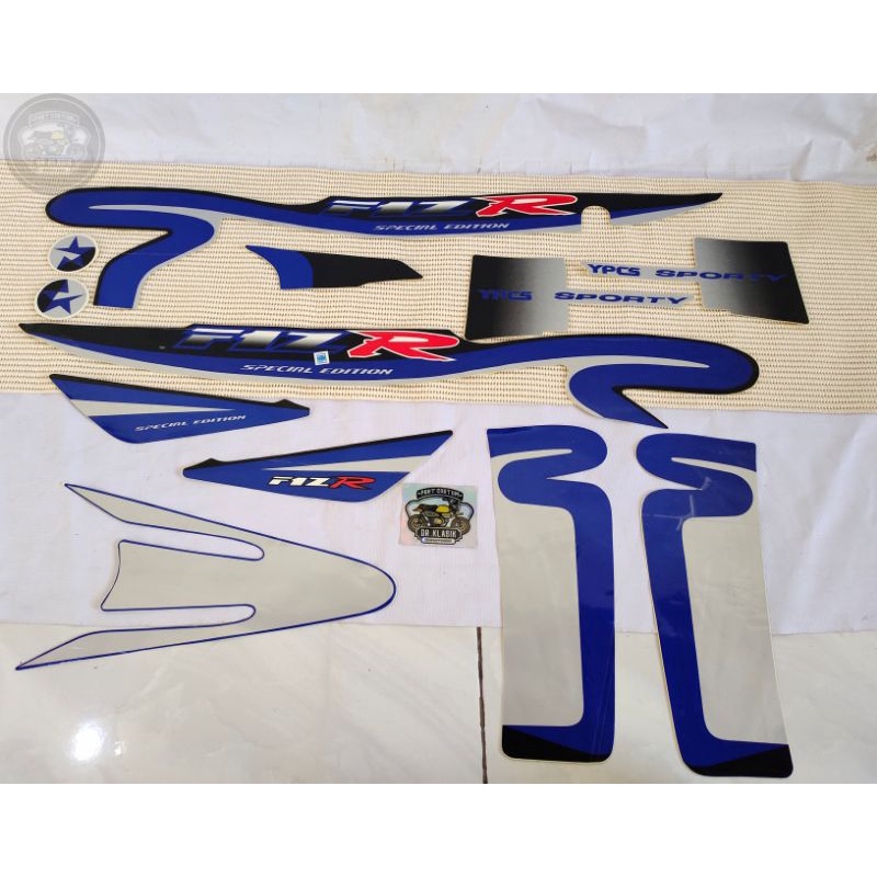 Striping Stiker Yamaha Fiz R Caltex Biru