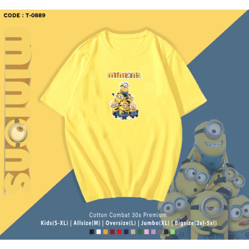 KAOS MINIONS GRUP/TSHIRT KATUN MINIONS GRUP