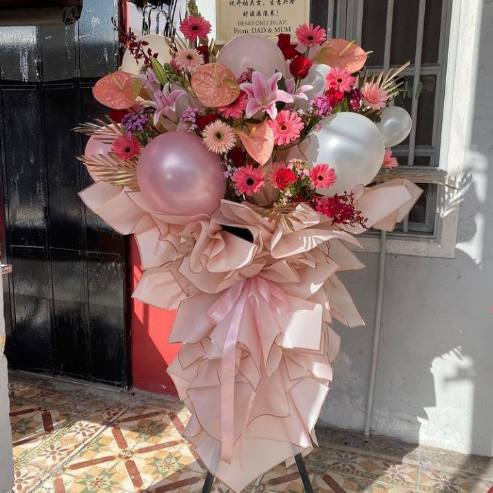 BALLOON STANDING FLOWER - STANDING FLOWER BALON - STANDING FLOWER GRAND OPENING - STANDING WEDDING