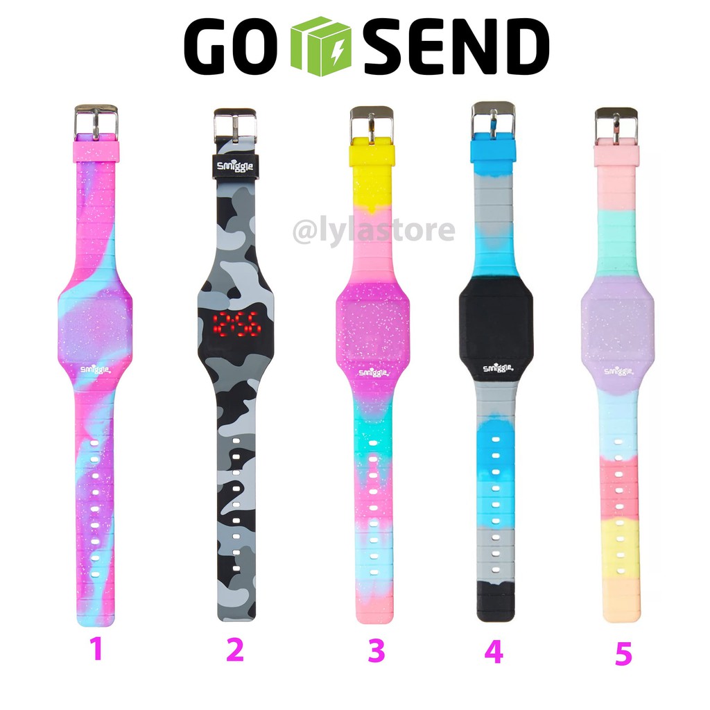 SMIGGLE WATCH THIS SPACE MIX/ SMIGGLE WATCH SWIRL / SMIGGLE WATCH CAMO Diskon