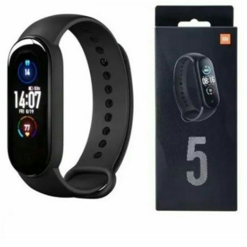 Xiaomi Mi Smart Band 5 Amoled Garansi TAM  - Hitam