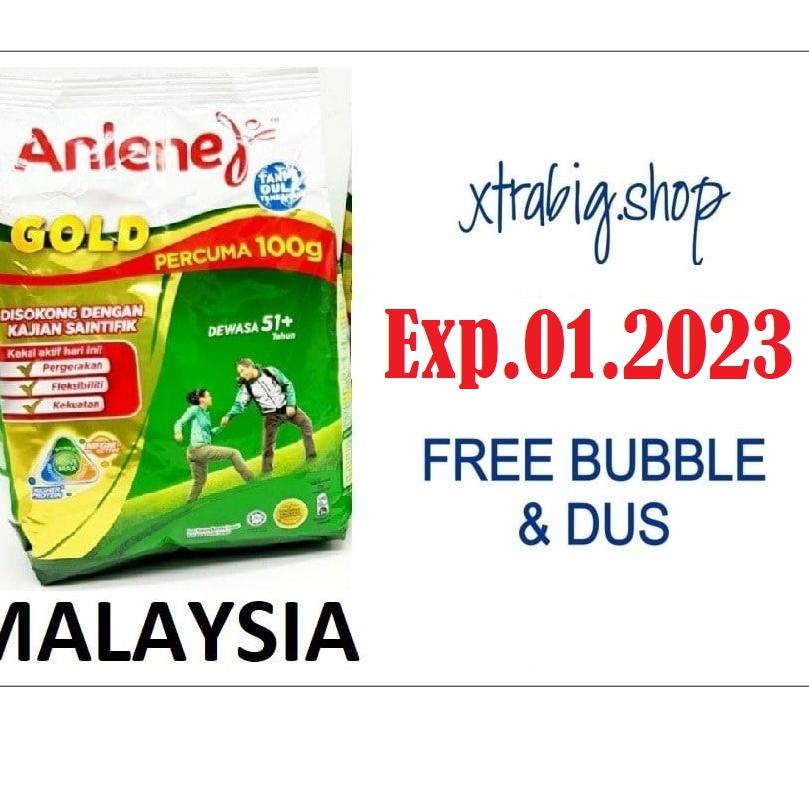 

[KODE N9MI9] Anlene Gold 1 kg Original Dewasa 51+ 1000gr 5X Kemasan Import Malaysia Asli 51 plus