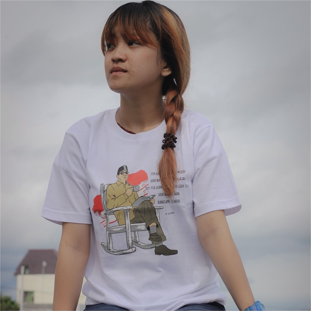 Kaos Katun Khas Blitar -  Ir. Soekarno Ngopi