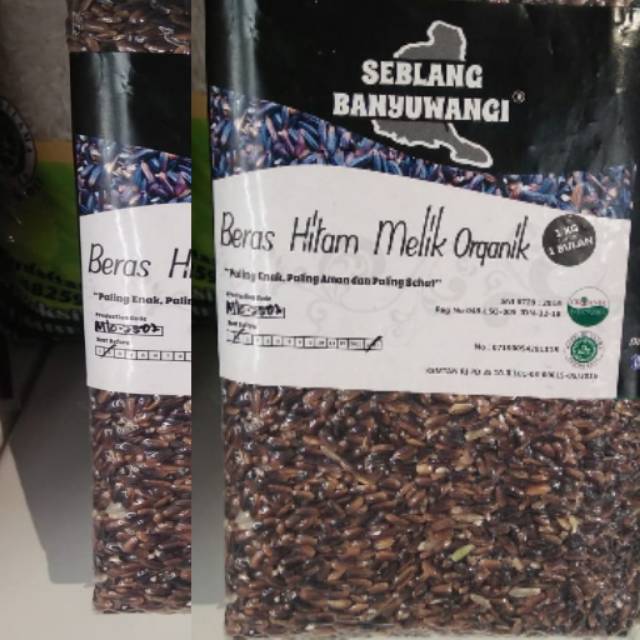 

Organik - Beras Hitam Melik Seblang Banyuwangi 1 Kg