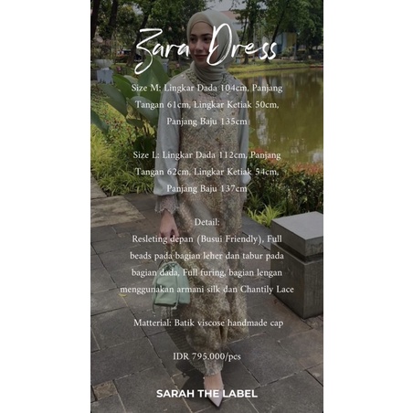 Zara Dress by Sarah The Label (bazar) PEMBELIAN HARI JUMAT