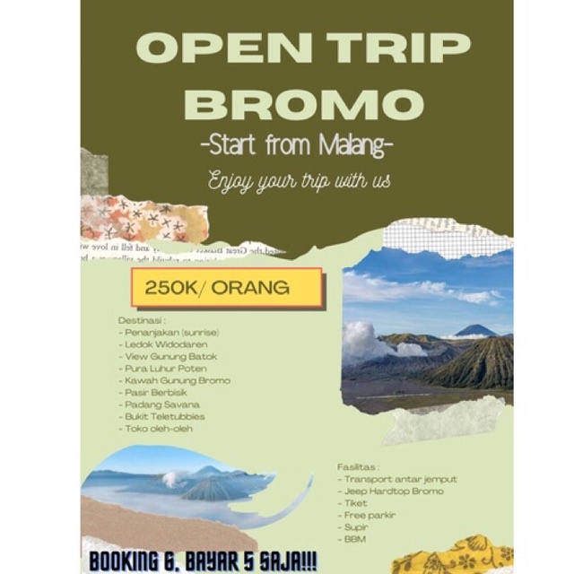OPEN TRIP BROMO
