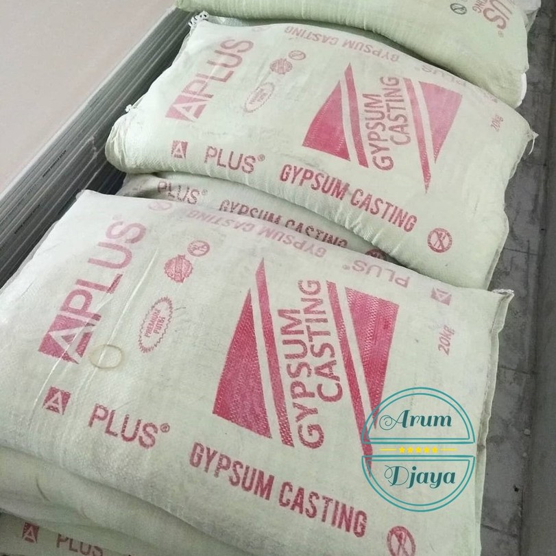 Gypsum APlus Casting Premium Putih - Semen Gipsum Premium Putih 1KG