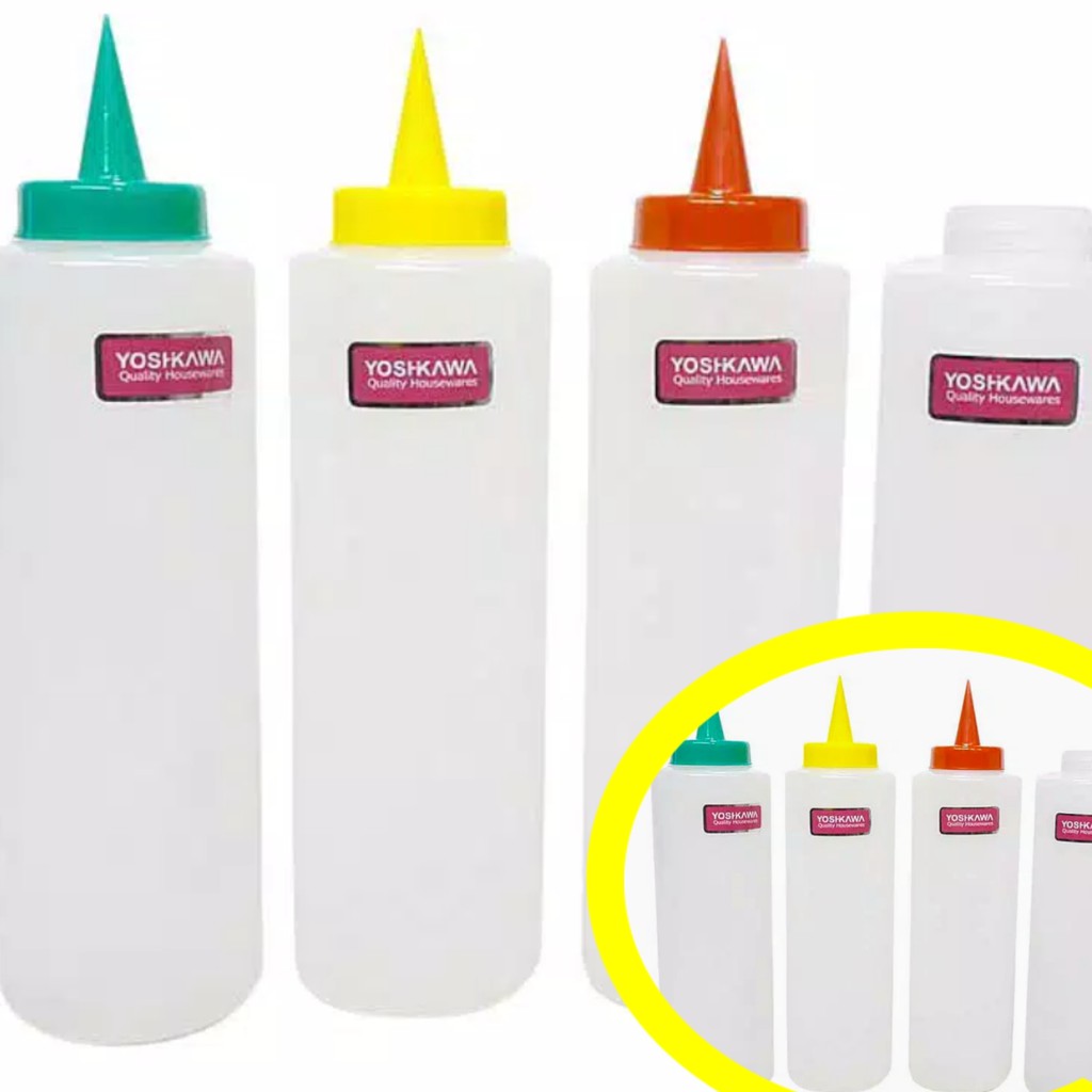 Botol Saus - Botol Ujung Lancip - Sedang