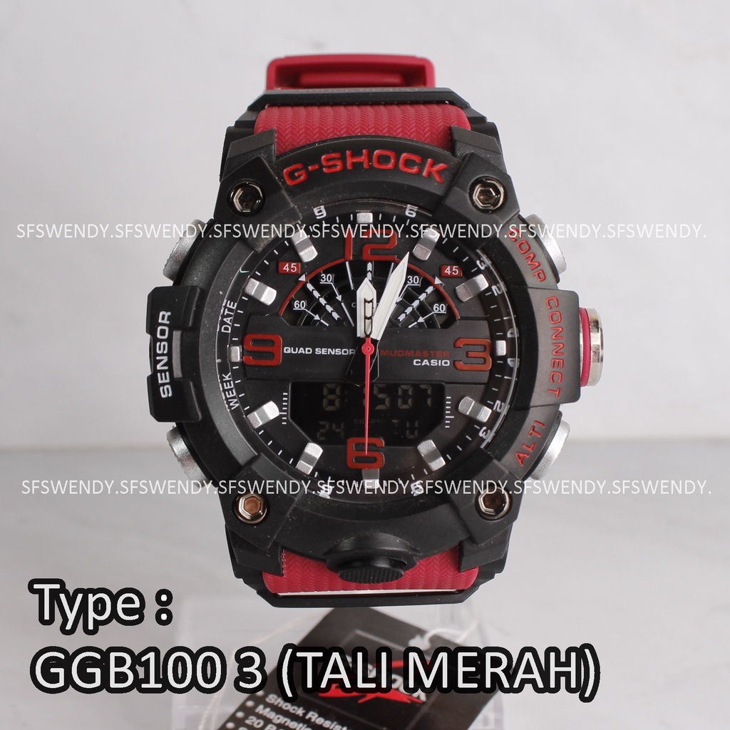 PRODUK TERLARIS ... G Shock GGB 100 Jam tangan digital pria dual time digital led analog anti air