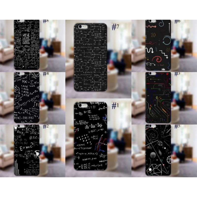 Tulisannya CASE CUSTOM 3D FULLPRINT ALL TYPE VIVO SAMSUNG OPPO IPHONE XIAOMI REALME MOTIF MATEMATIKA