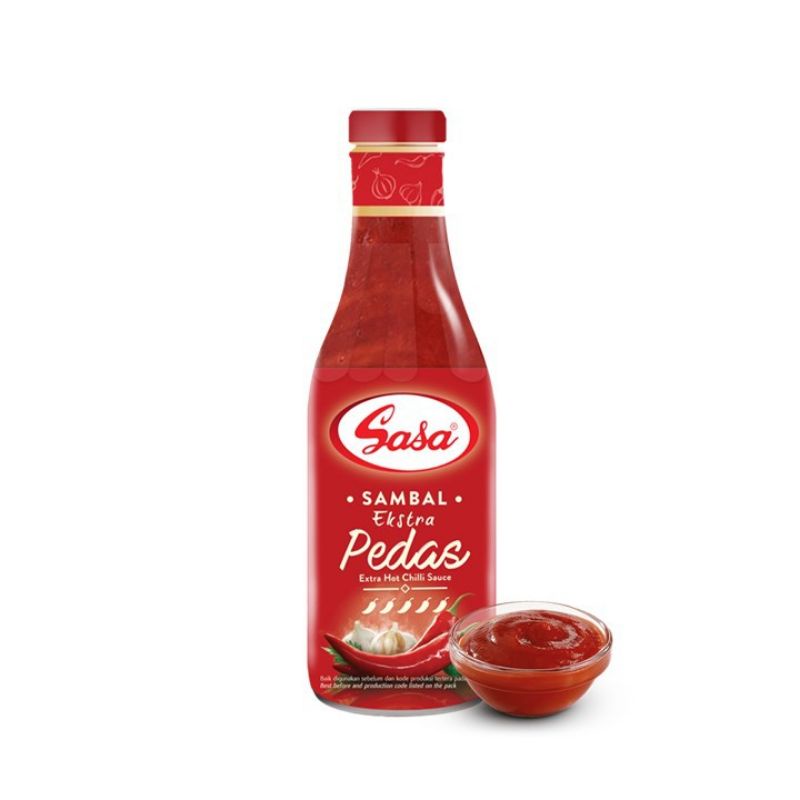 SASA Saus Sambal Asli, Extra Pedas, Tomat 135mL