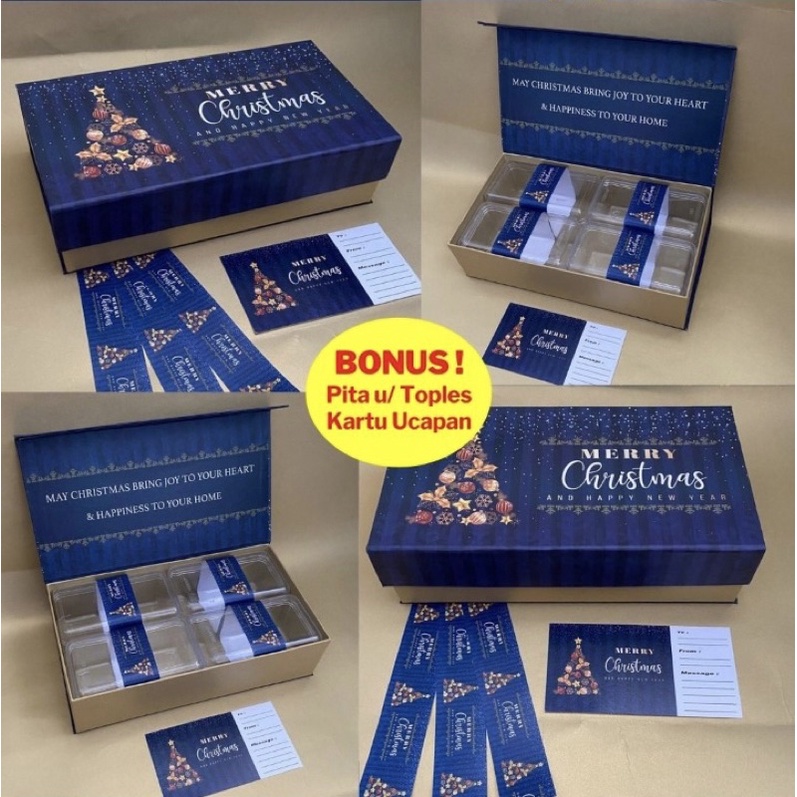 

Box christmas / box natal kue kering / kotak kado natal