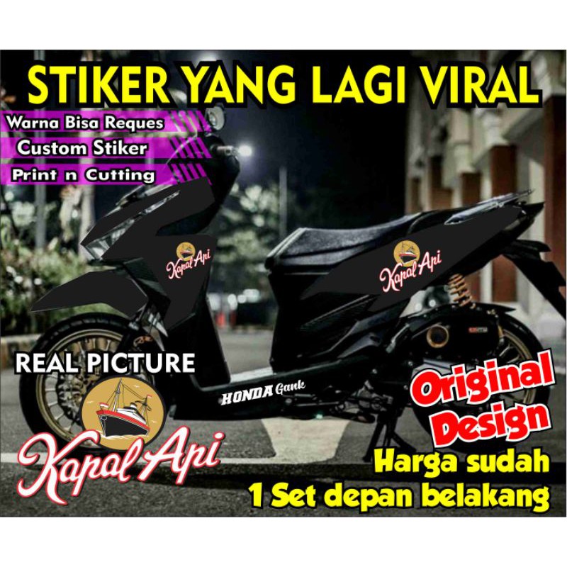 STIKER VARIO KAPAL API