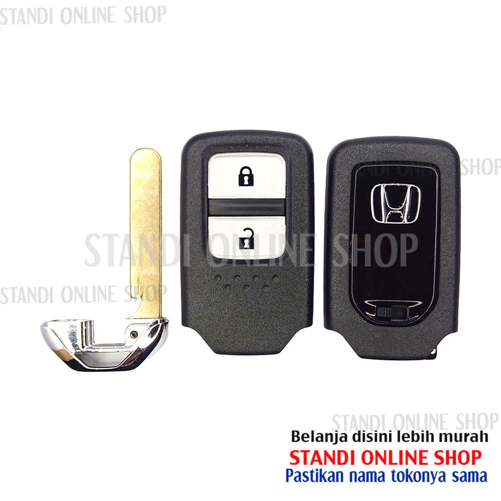 Remote Set Komplit Kunci Smartkey Honda BRV Prestige 433 Mhz